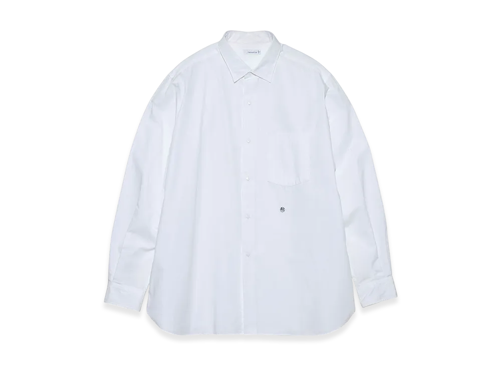 nanamica Regular Collar Wind Shirt "OffWhite"