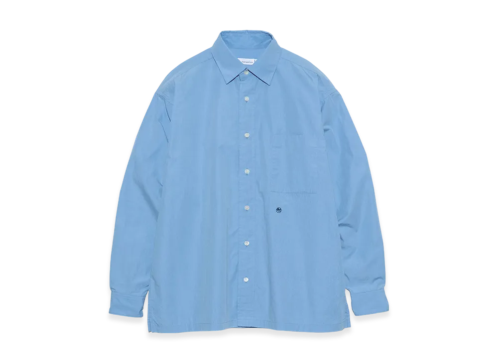 nanamica Traditional Fit Shirt "Sax"