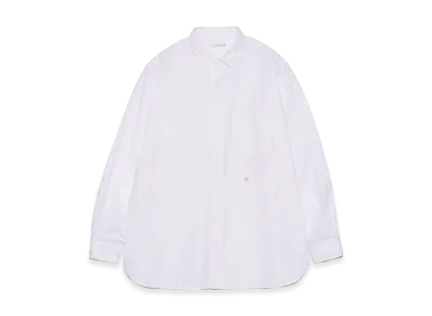 nanamica Regular Collar Stripe Wind Shirt "Pink"