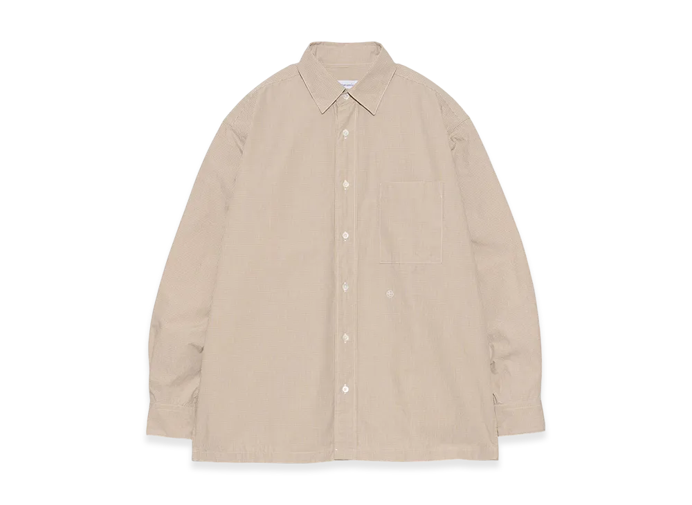 nanamica Traditional Fit Shirt "Beige"