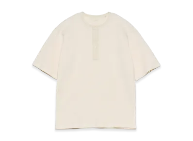 nanamica Henry Neck Thermal Sweat Tee "Natural"