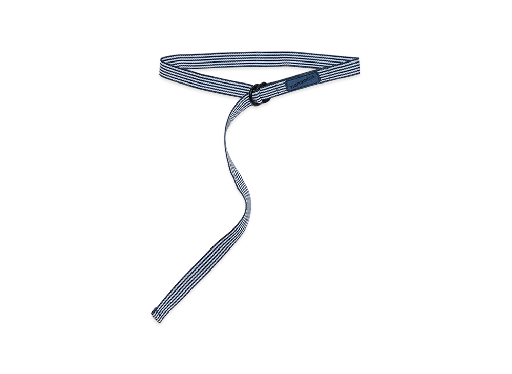 nanamica Stripe Tech Belt "Navy"