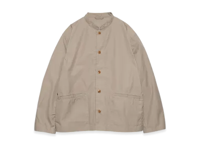 nanamica Band Collar Shirt Jacket "Taupe"