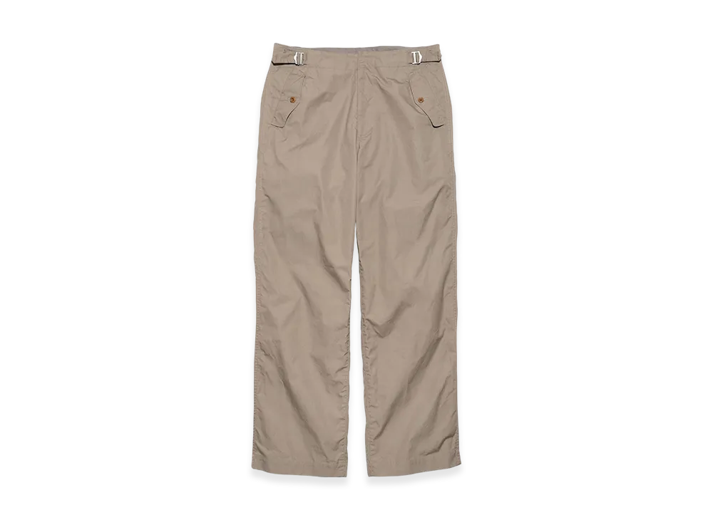 nanamica Side Belt Wide Pants "Taupe"