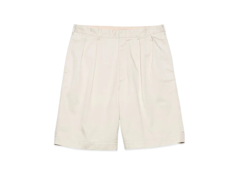 nanamica Double Pleat Chino Shorts "DrySand"