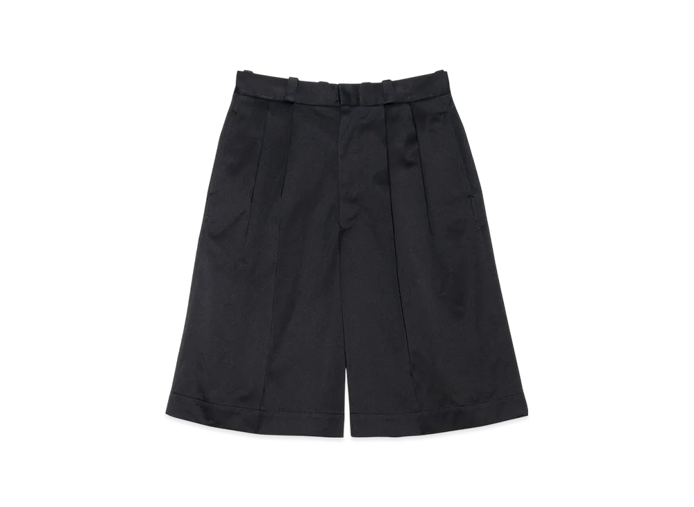 nanamica Double Pleat Chino Shorts "Black"