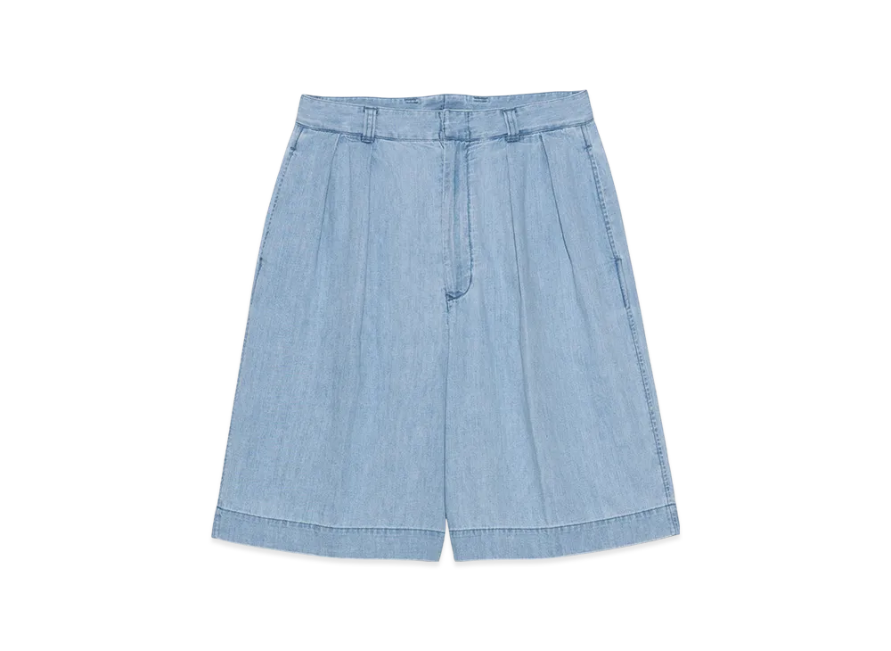 nanamica Light Denim Shorts "IndigoBleach"