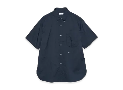 nanamica Button Down Wind S/S Shirt "DarkNavy"