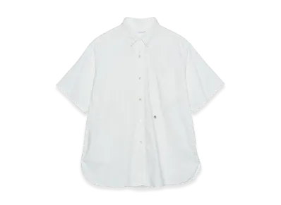 nanamica Button Down Wind S/S Shirt "White"