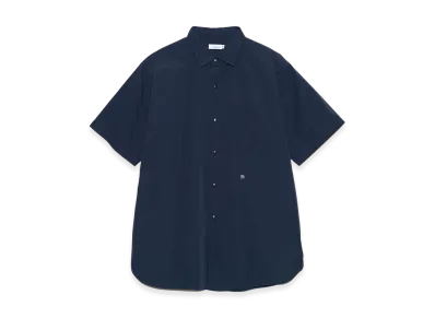 nanamica Regular Collar Wind S/S Shirt "DarkNavy"