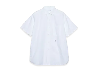 nanamica Regular Collar Wind S/S Shirt "OffWhite"