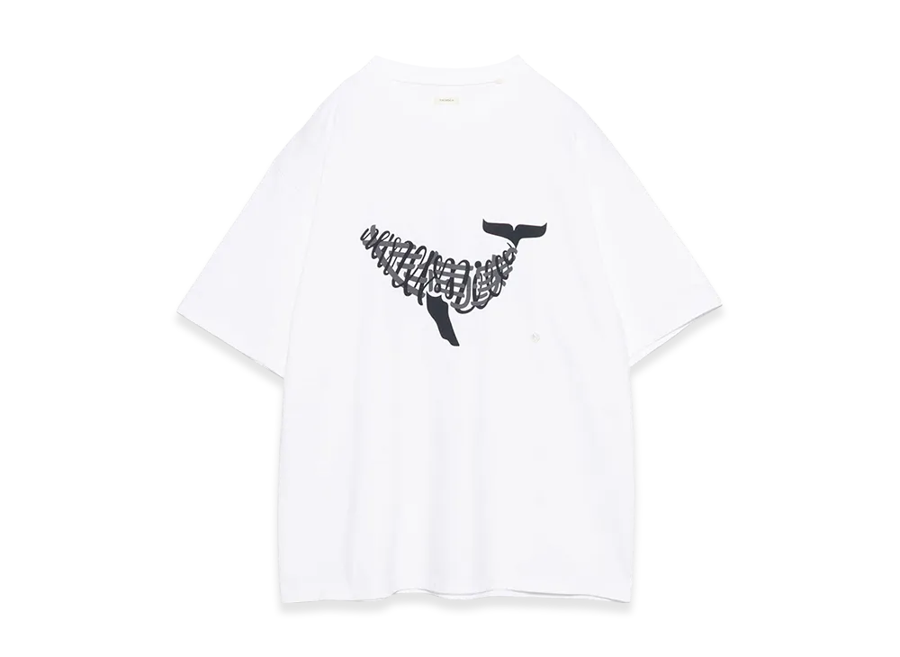 nanamica Graphic Tee "White"
