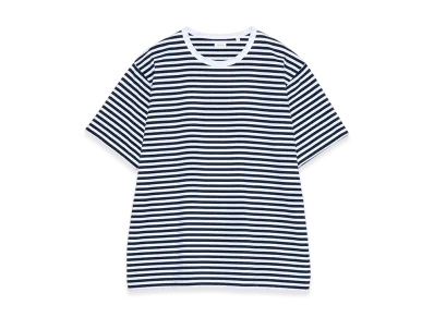 nanamica Coolmax Stripe Jersey Tee "Navy/White"