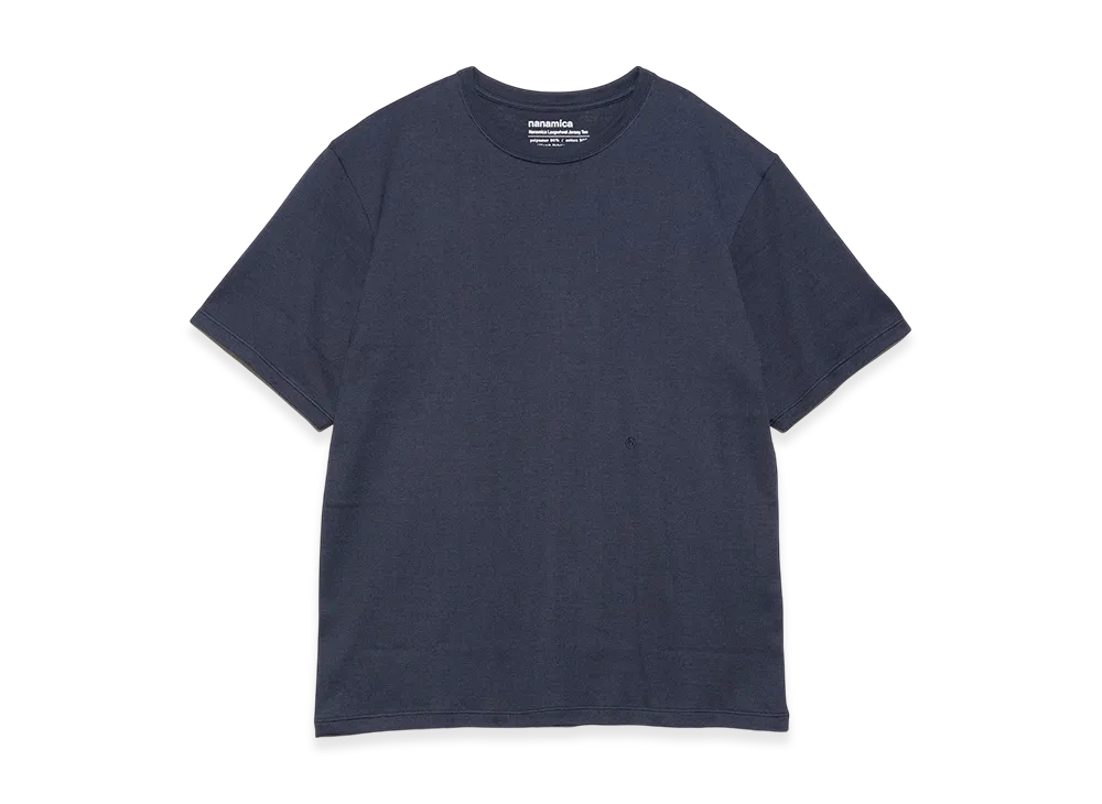 nanamica Loopwheel Coolmax Jersey Tee "Navy"