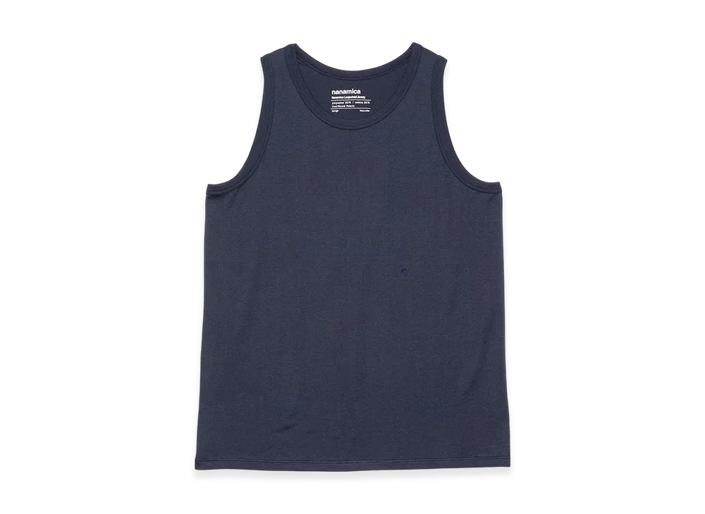 nanamica Loopwheel Coolmax Jersey Tank "Navy"