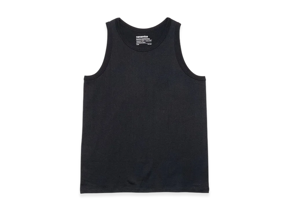 nanamica Loopwheel Coolmax Jersey Tank "Black"