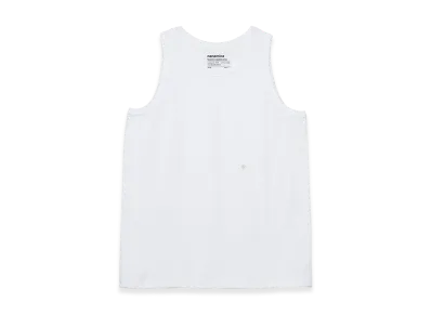 nanamica Loopwheel Coolmax Jersey Tank "White"