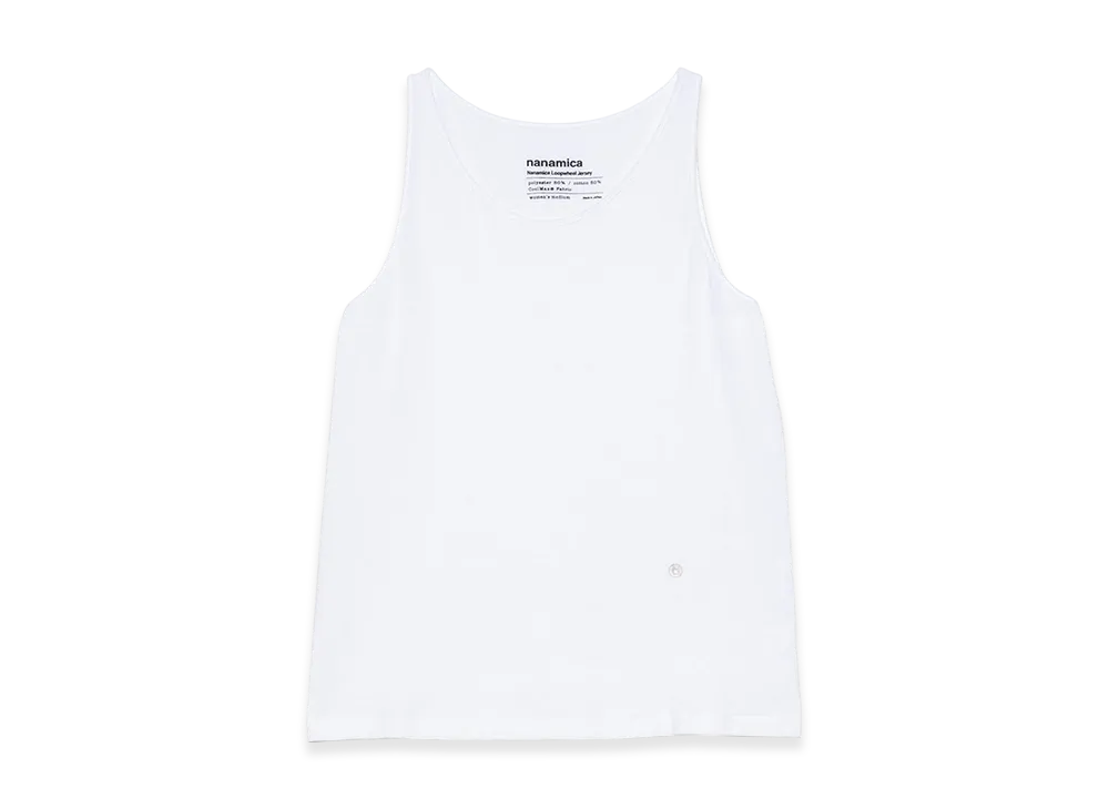 nanamica Loopwheel Coolmax Jersey Camisole "White"