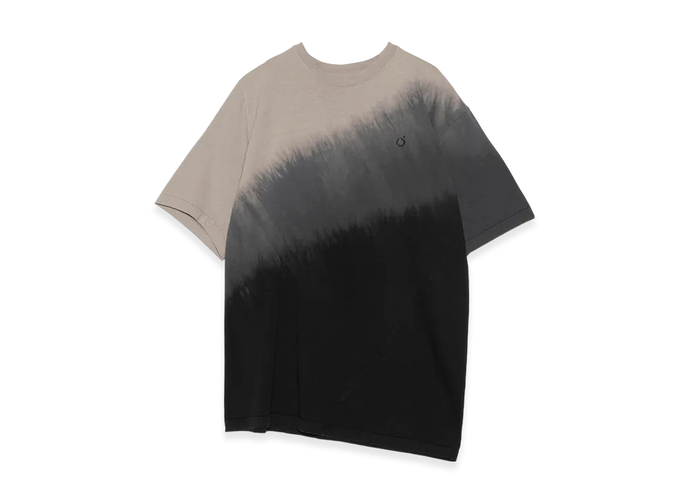 nanamica x NOMARYTHM TEXTILE Exclusive Hand Dyed Twist Tee "Black"