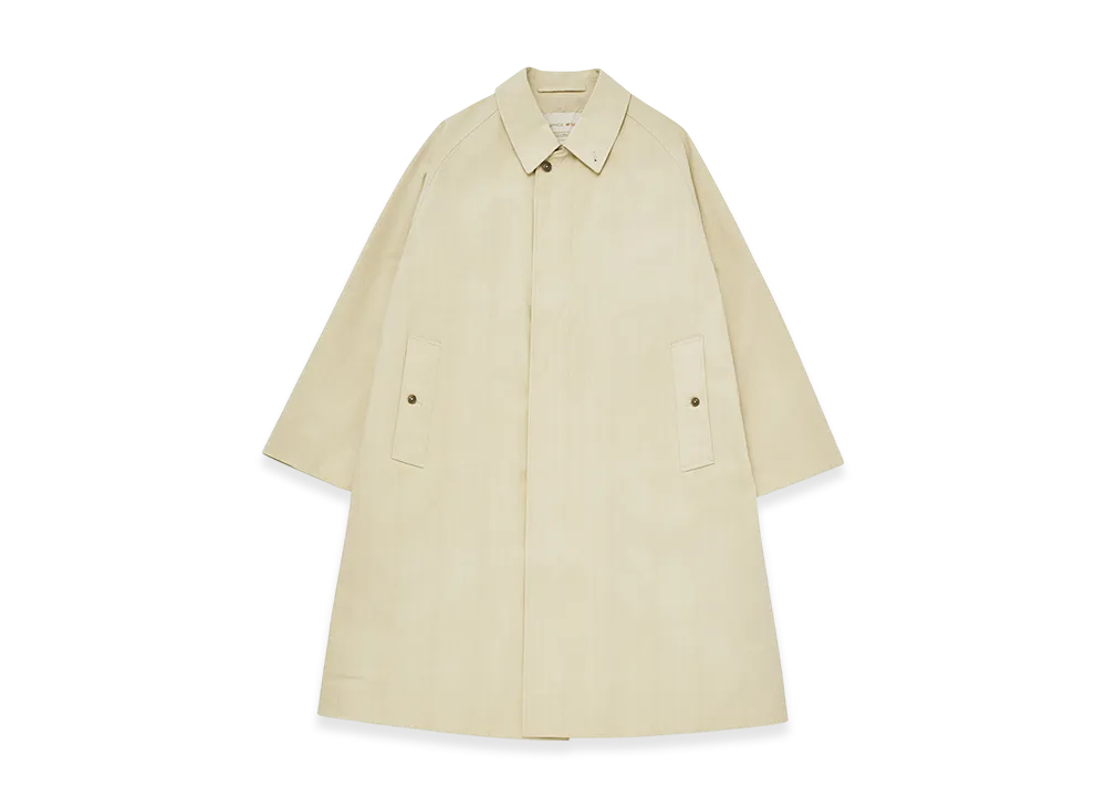 nanamica x Spiber Balmacaan Coat "Natural"