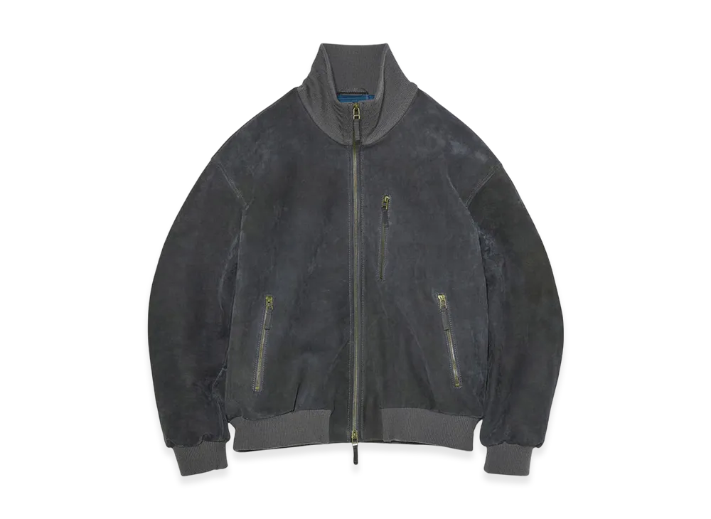 nanamica x A KIND OF GUISE Leather Jacket "Vintage Grey"