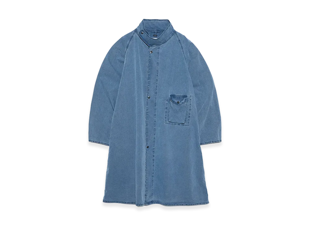 nanamica Indigo Weather Field Coat "Light Indigo"