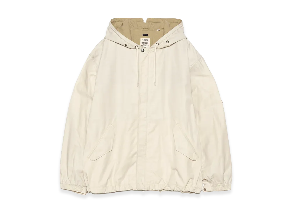 nanamica Nylon Twill Hooded Jacket "Light Beige"