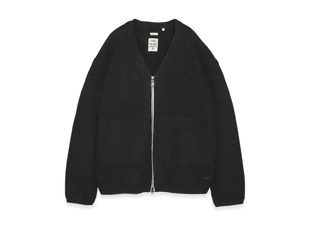 nanamica 5G Zip Cardigan "Black"