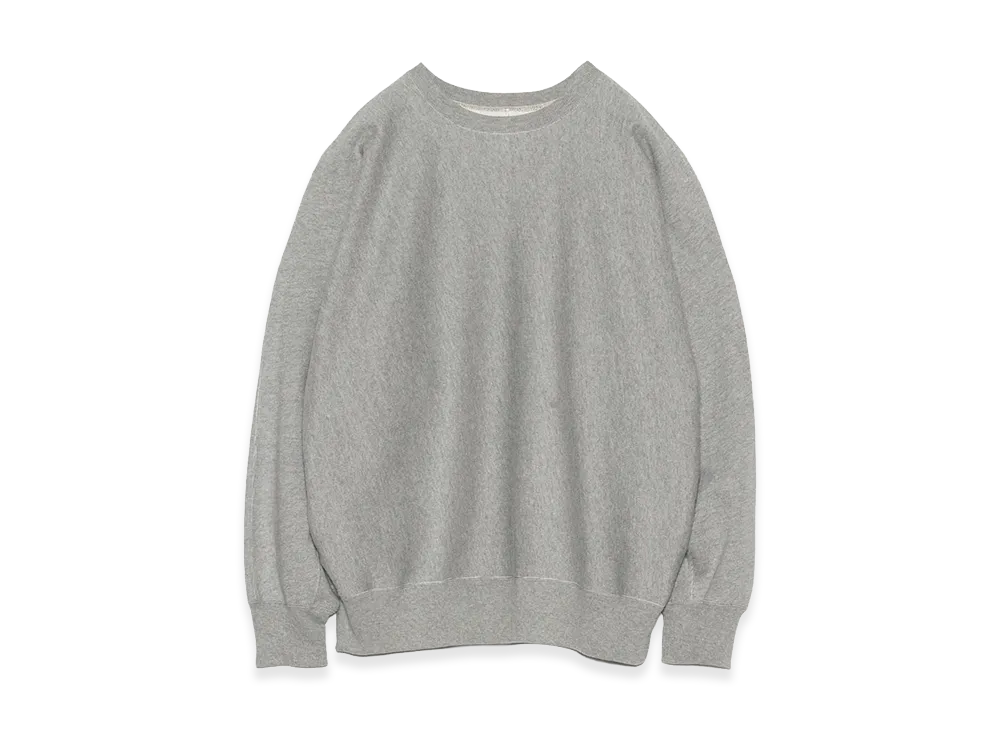 nanamica Crew Neck Sweat Shirt "Heather Gray"