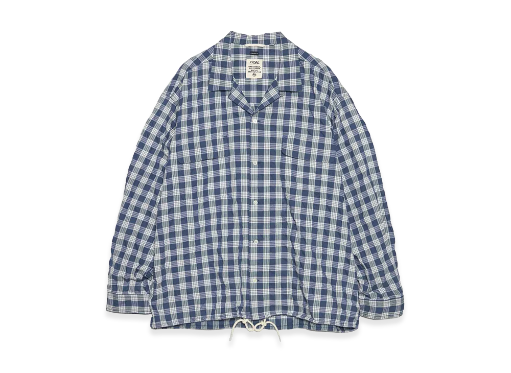 nanamica Palaka Check Shirt "Navy"