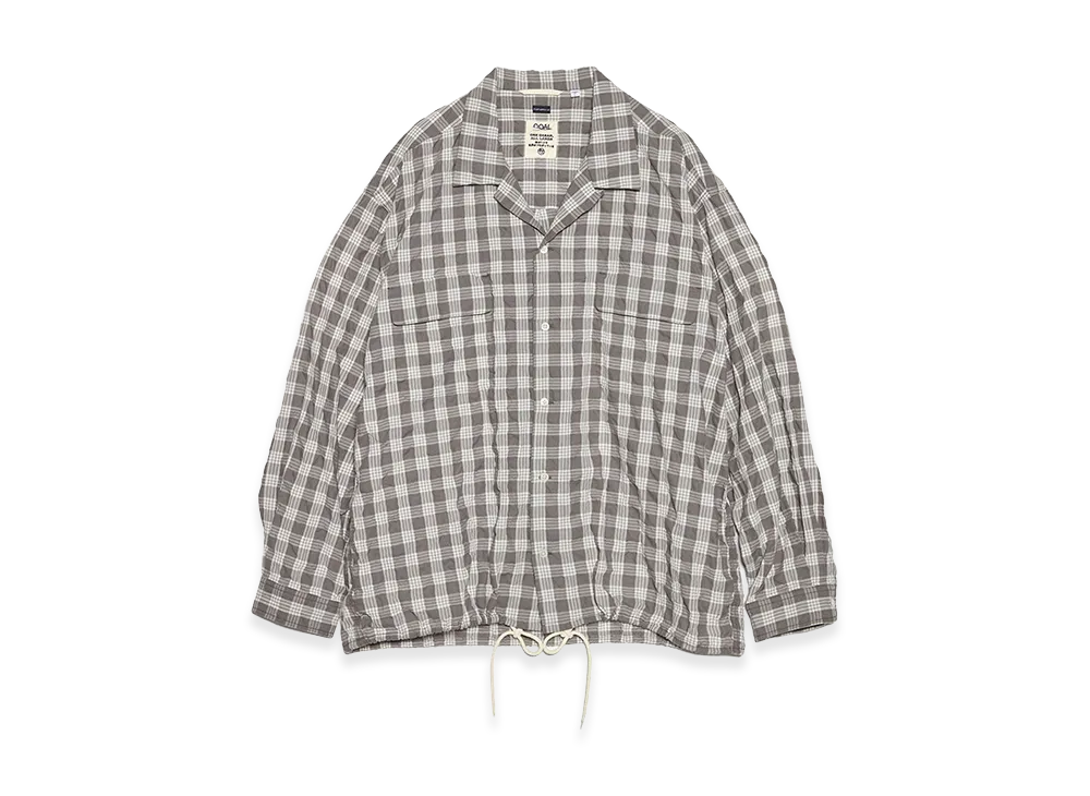 nanamica Palaka Check Shirt "Gray"