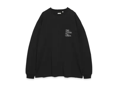 nanamica OOAL Graphic L/S Tee "Black"
