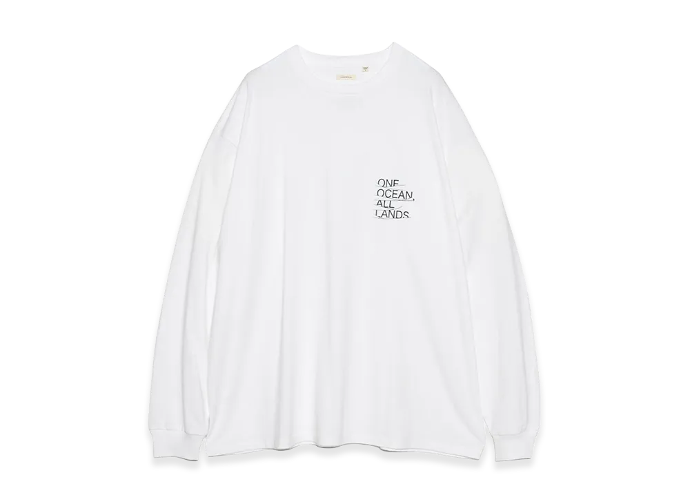 nanamica OOAL Graphic L/S Tee "Off White"