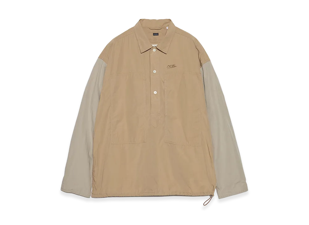 nanamica Pullover Shirt Jacket "Beige"