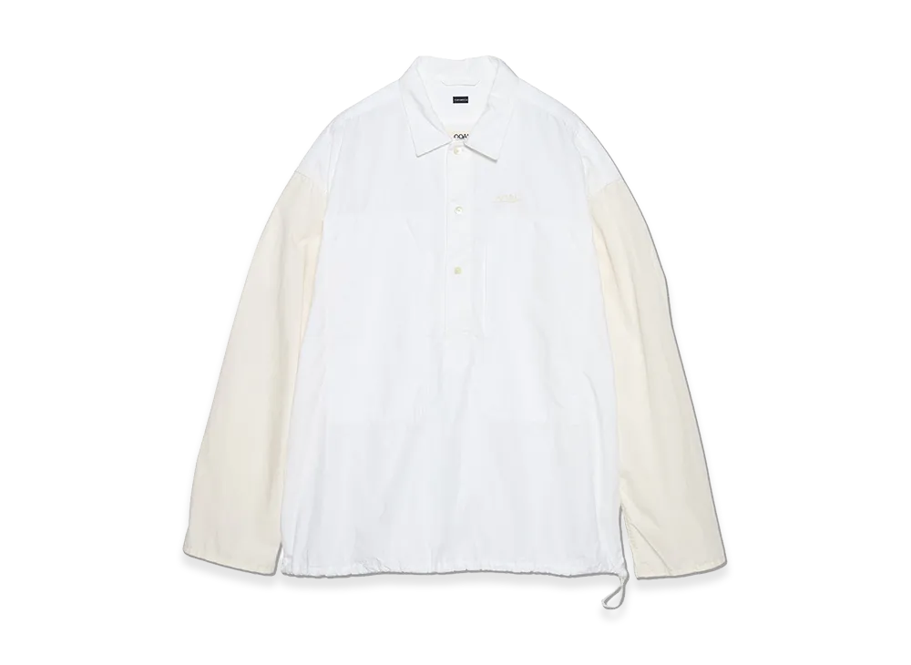 nanamica Pullover Shirt Jacket "Off White"