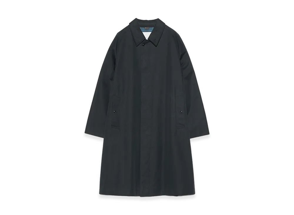 nanamica 2L Cotton Gore-Tex Balmacaan Coat "Navy"