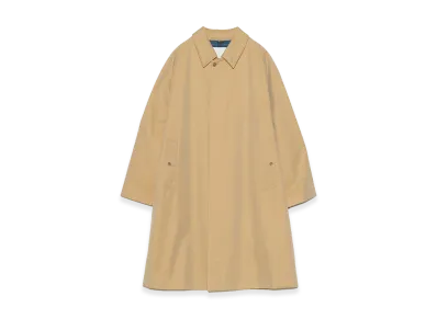 nanamica 2L Cotton Gore-Tex Balmacaan Coat "Beige"