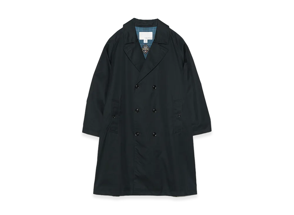 nanamica 2L Cotton Gore-Tex Double Breasted Coat "Navy"