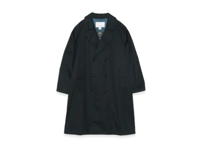 nanamica 2L Cotton Gore-Tex Double Breasted Coat "Navy"