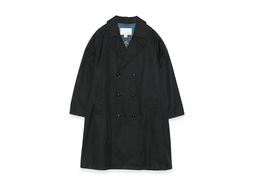 nanamica 2L Cotton Gore-Tex Double Breasted Coat "Black"