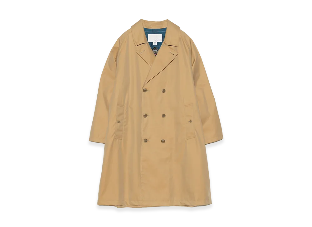 nanamica 2L Cotton Gore-Tex Double Breasted Coat "Beige"