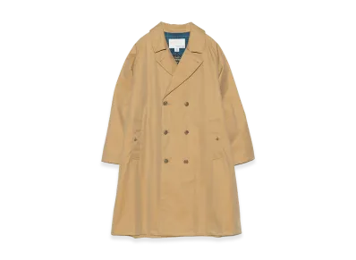 nanamica 2L Cotton Gore-Tex Double Breasted Coat "Beige"