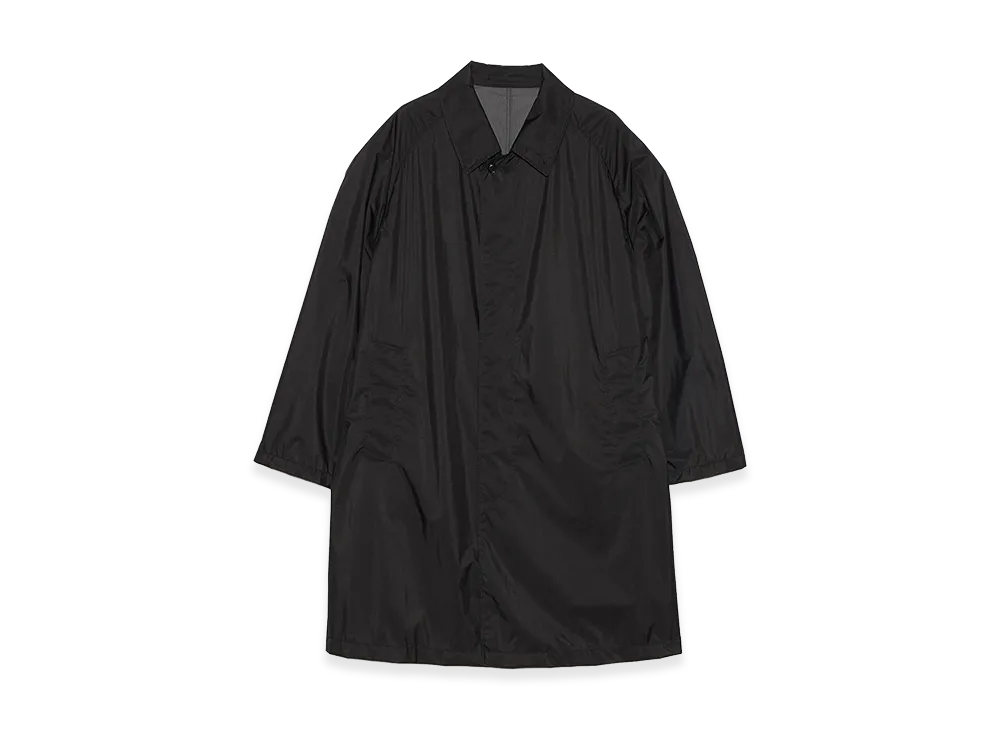 nanamica Packable Balmacaan Coat "Black"