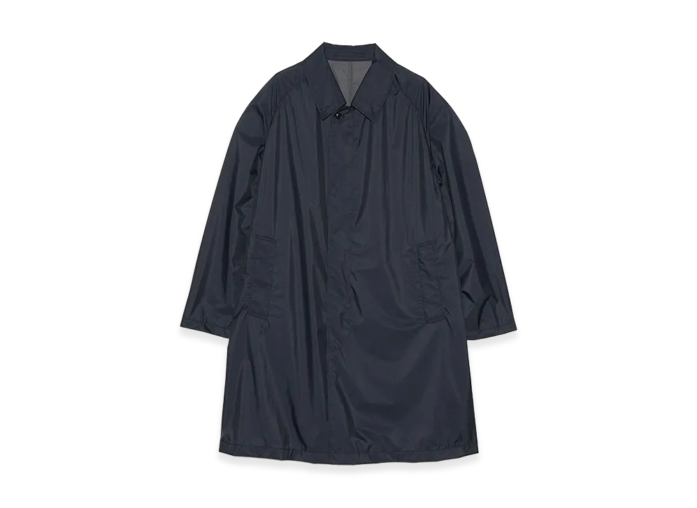 nanamica Packable Balmacaan Coat "Dark Navy"