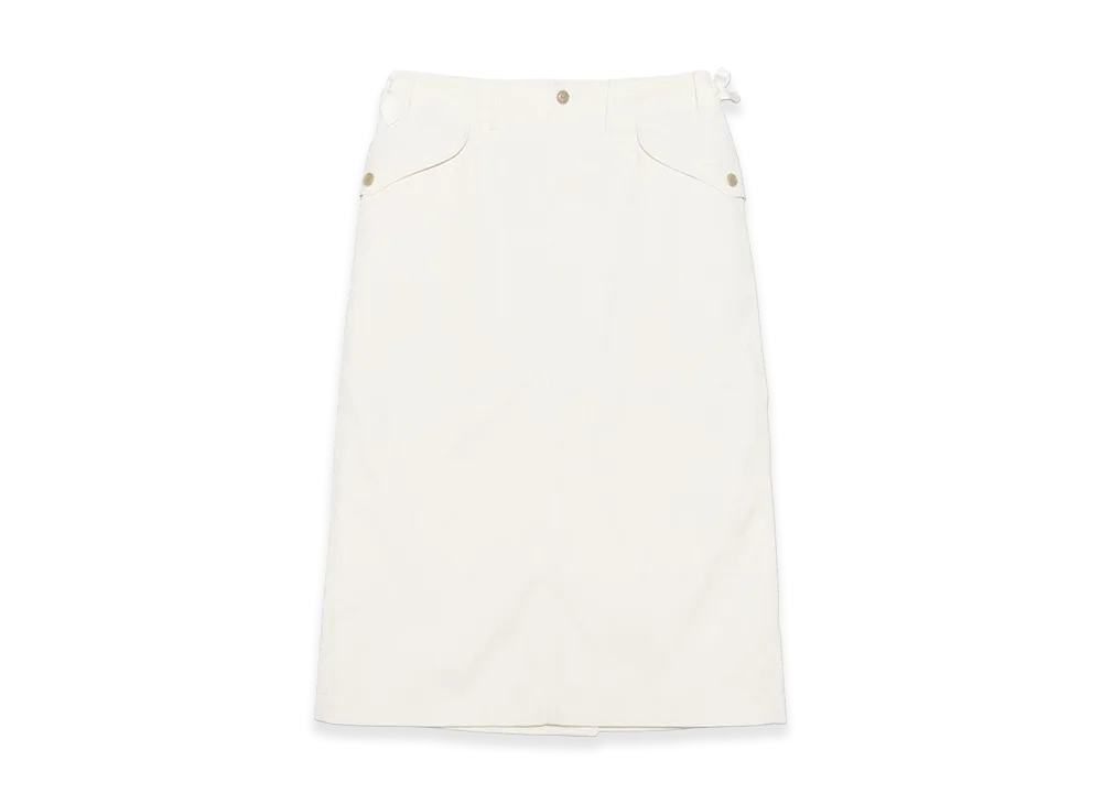 nanamica Relaxed Fit Cargo Skirt "Dry Sand"