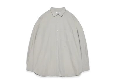 nanamica Regular Collar Wind Shirt "Gray"