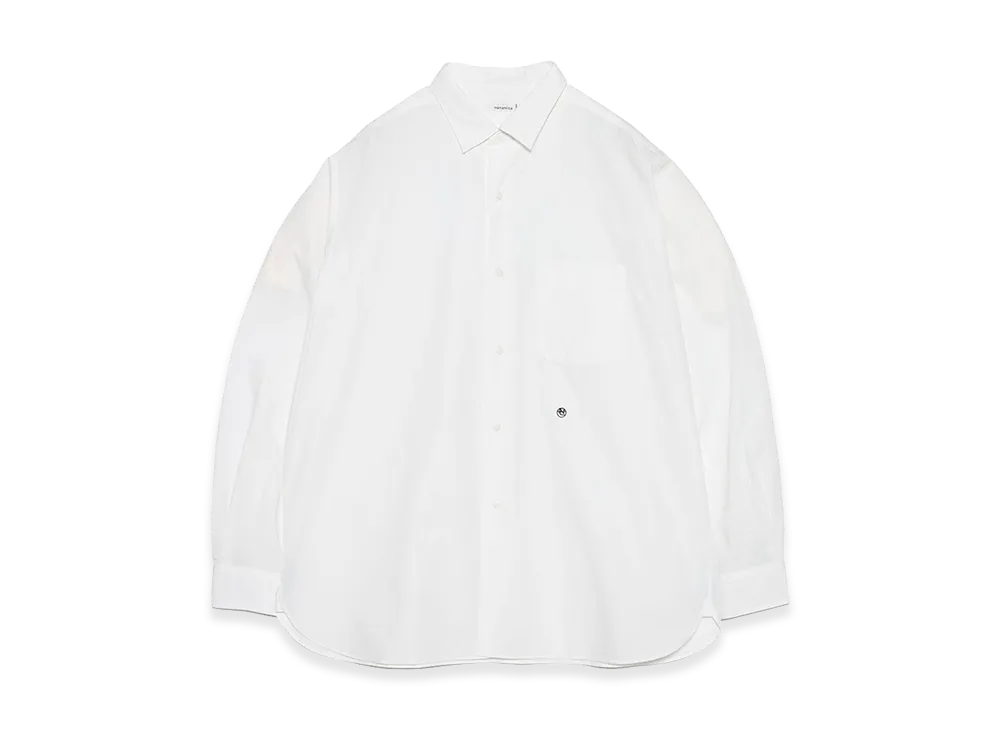nanamica Regular Collar Wind Shirt "Off White"