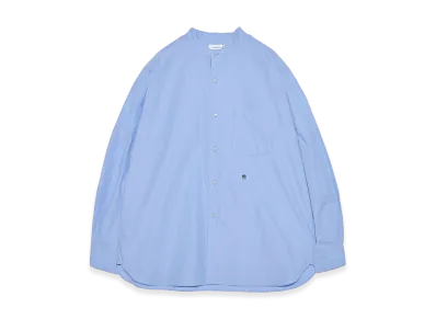 nanamica Band Collar Wind Shirt "Sax"