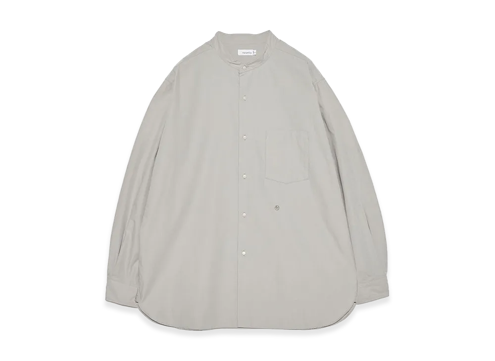 nanamica Band Collar Wind Shirt "Gray"