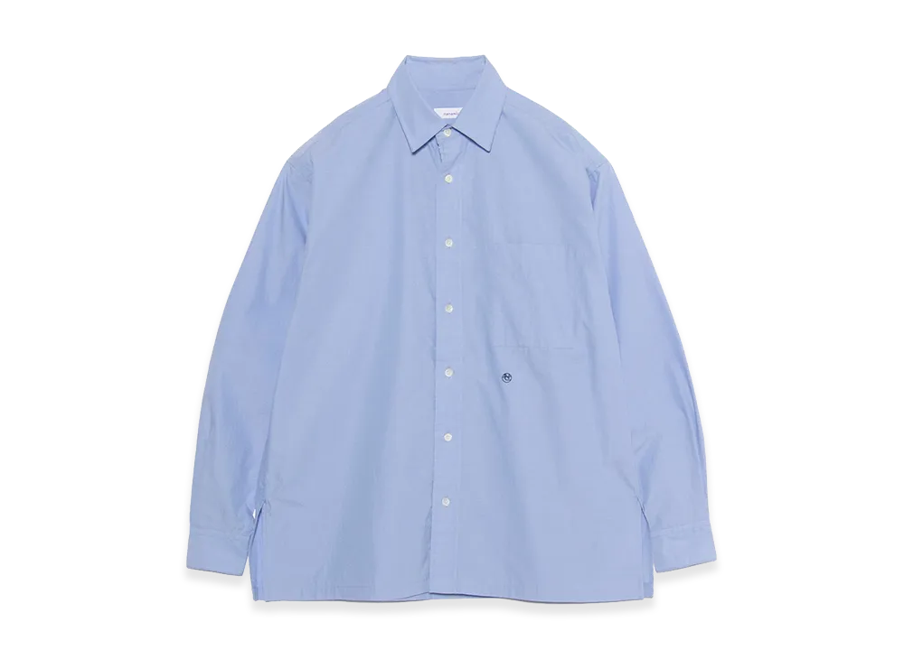 nanamica Traditional Fit Shirt "Sax"